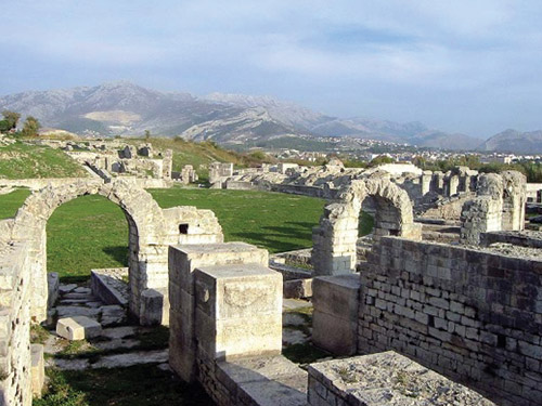 Ancient Salona Ruins in Solin